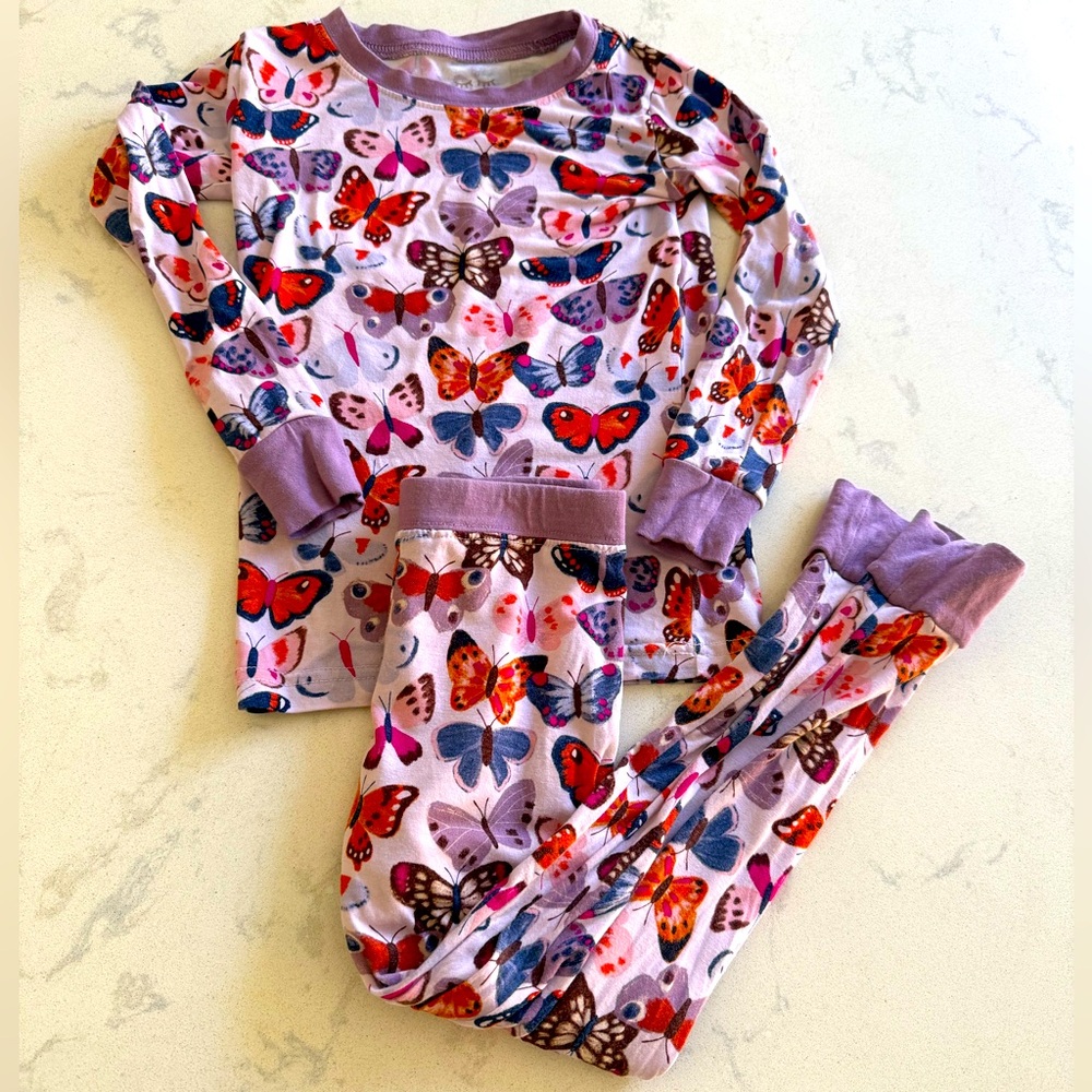 Little Sleepies Butterfly Long-sleeve Pajama Set